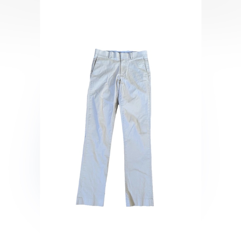 Murano Evan  Grey Men Pants 30X32 Slim Fit Flat Front Cotton Wardrobe Essential